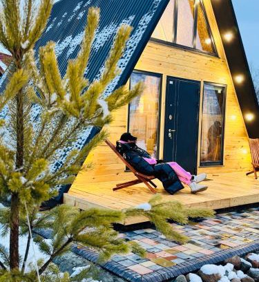 Ulytau District Ski Chalet | В ШалаШе Старый город Aframe 1