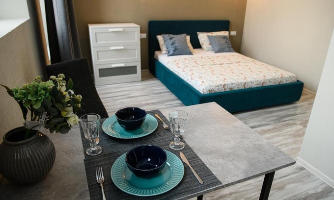 Ufa Apartment | 0912 Верхняя Торговая Residence Однокомнатные апартаменты с Джакузи и Панорамным видом