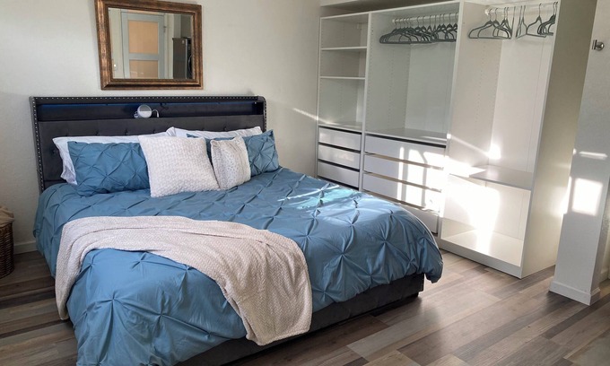 Hanna Farm Neighbors Apartment | 1-bedroom, Pet friendly, with fireplace, king bed and cruiser bikes.
