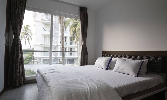 Calangute House | 1 bhk with articulate decor and oxy pool