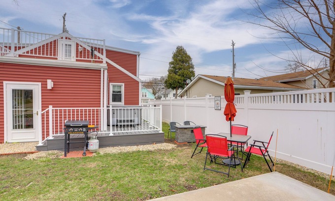 Port Clinton House | 1 Block to Beach: Home w/Hot Tub in Port Clinton!