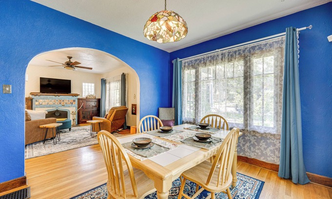 Pueblo House | 1 Mi to Riverwalk: Home w/Fenced Yard in Pueblo