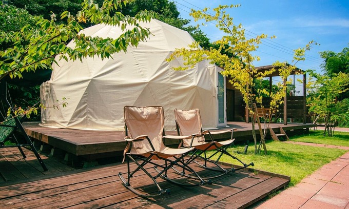 Sumoto RV Rental | 1 night 2 meals included Dome tent | 3 people |/Sumoto City Hyōgo