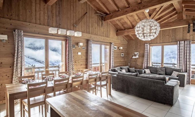 Reberty Apartment | 100m from ski slopes, 1st floor, fitness, sauna, terrace, balcony, fireplace or stove, tv