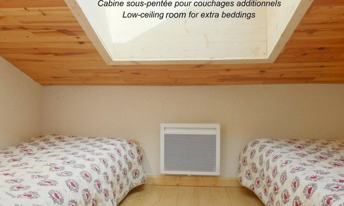 Meribel-Mottaret Apartment | 10m from ski slopes, 5th floor, balcony, 34m², Méribel-Mottaret