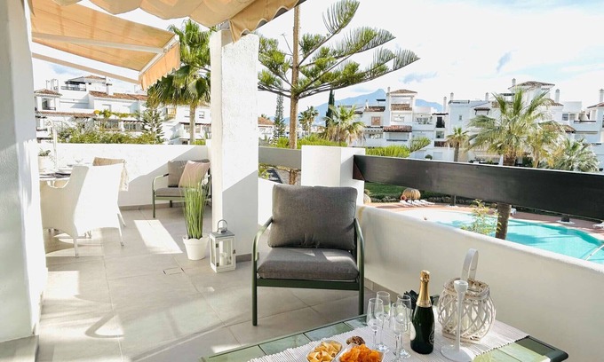 San Pedro de Alcantara Apartment | 12 - Delightful 2 bedroom apartment 1st line beach