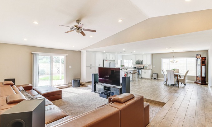 Tatum Square Cottage | 12 Mi to Old Town: Home w/Patio & Yard Space