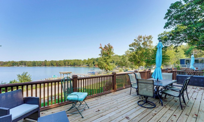 Grand Junction House | 13 Mi to South Haven: Lakefront Retreat w/ Dock!