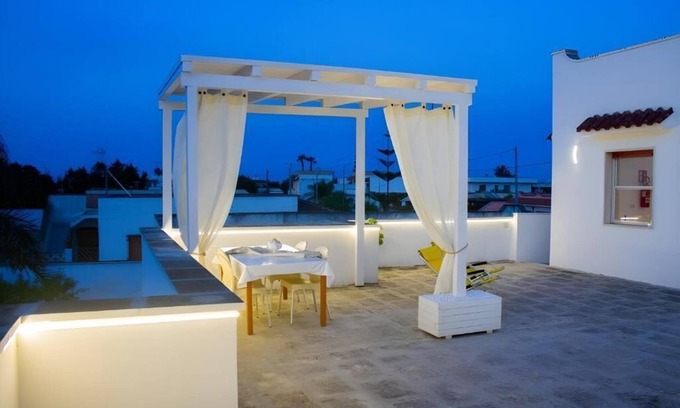 San Pietro Vernotico Apartment | 150 meters from the beach, lovely three-room apartment with terrace