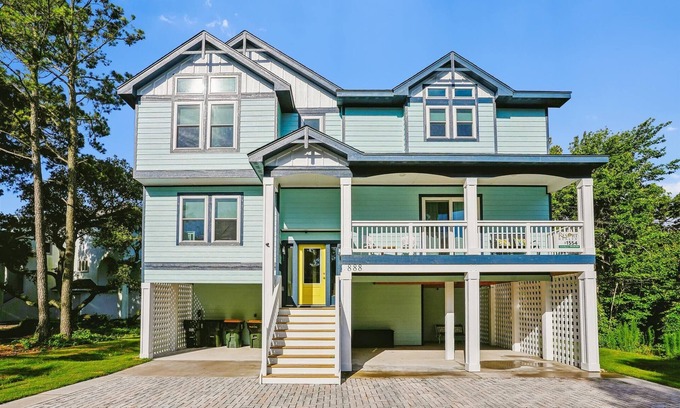 Monteray Shores House | 1554 - Lay by the Sound, Beautiful Corolla Soundfront Home with Private Pool and Secluded Dock!