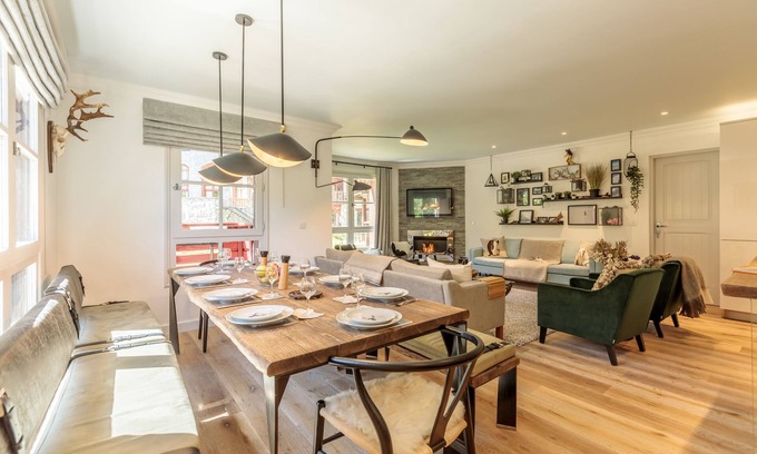 Arc-1950 Apartment | 156/158 Manoir Savoie Arc 1950 luxury 4 bedroom, all en-suite flat