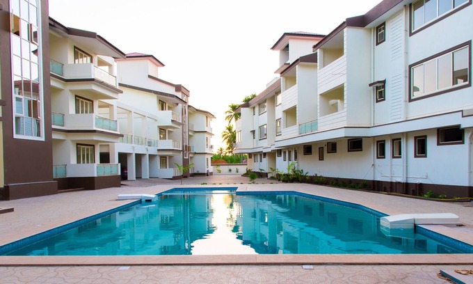 Varca Apartment | 1BHK apartment with swimming pool close to Beach
