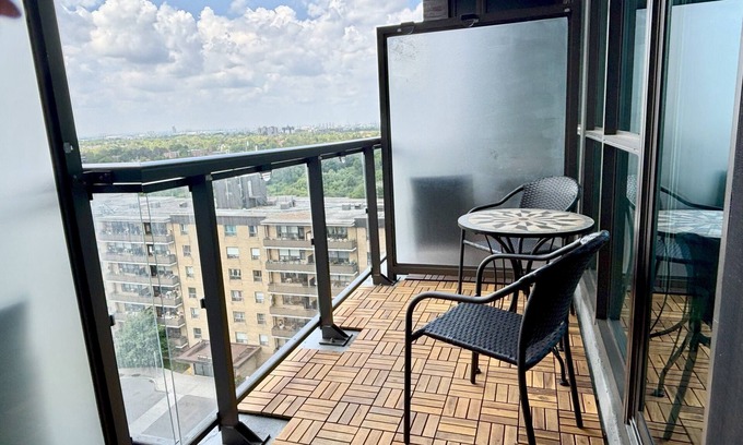 Rexdale Condo | 1BR+Den Near YYZ with Workspace