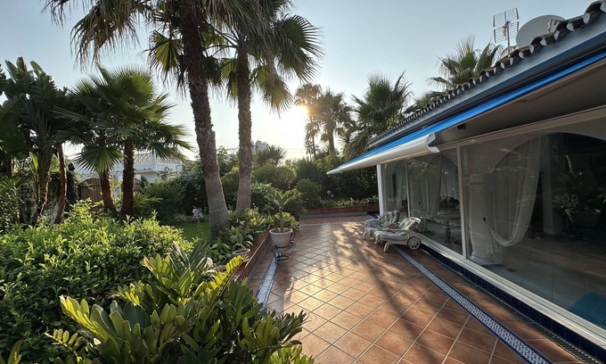 Urbanizacion Costabella House | 1st beach line/vacation home with private beach access and 2nd terrace facing the sea