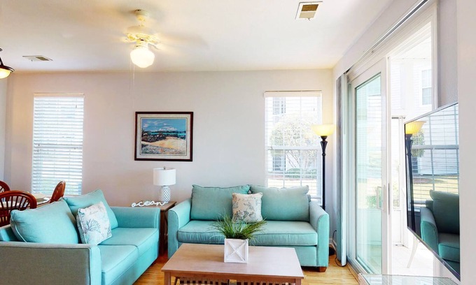 Sunset Beach Condo | 1st Floor 2 BR Villa - Beautiful Views - Sandpiper 56A