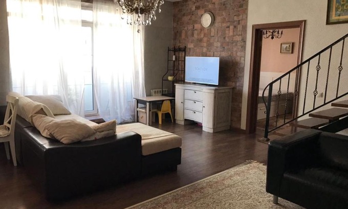 Dmitrov Apartment | 2-этажная квартира в стиле Лофт-прованс 130 кв.м