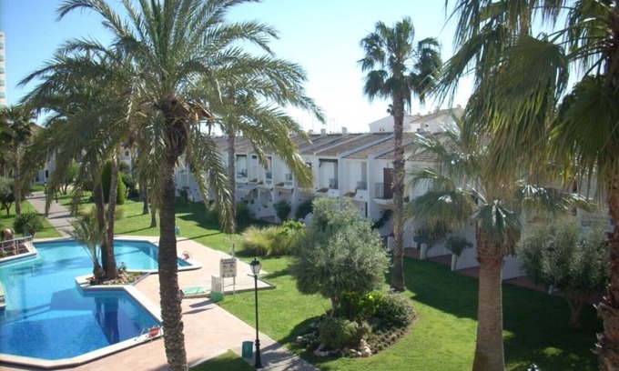 San Javier Apartment | 2 bedroom poolside apartment in complex by the sea, next to sandy beaches.