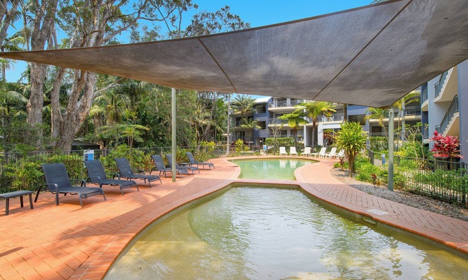 Mid North Coast Waterfront Apartment | 2 bedroom Resort Style accommodation across from Flynns Beach