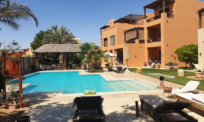 El Gouna Apartment | 2 BedRooms South Marina Gouna Free access Pool Free Enteranc beach 3 Min Walk