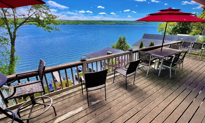 Penn Yan House | 2 Lakefront houses - Sleeps 18 - 3600 Sq/Ft -