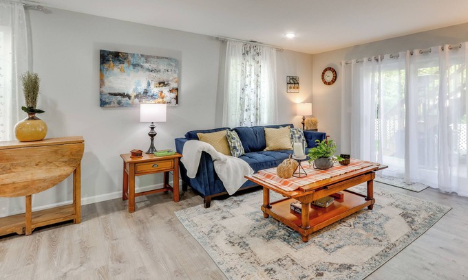 West Haven Apartment | 2 Mi to Beach, Shared Yard Space: West Haven Apt!