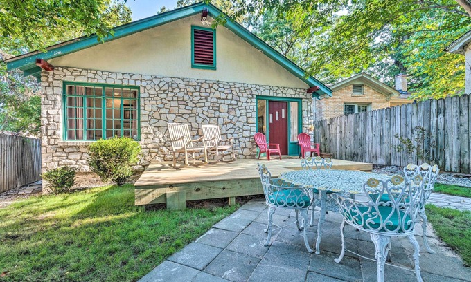 Hot Springs Cottage | 2 Mi to Hot Springs Nat'l Park: Hot Tub Haven!