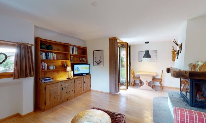 Celerina-Schlarigna Apartment | 2-room apartment on the ground floor.