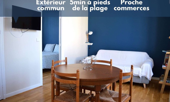 Asnelles Apartment | 2 steps from the beach - Centre d'Asnelles