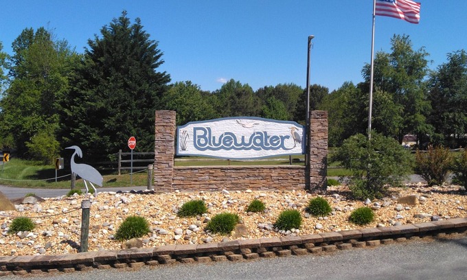 Blue Water House | 22 Ft Thor Motor Coach, private camping site with water access at Lake Anna, VA.