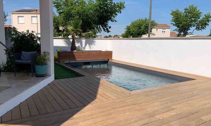 Candillargues House | 25 minutes from the beach, modern villa with swimming pool