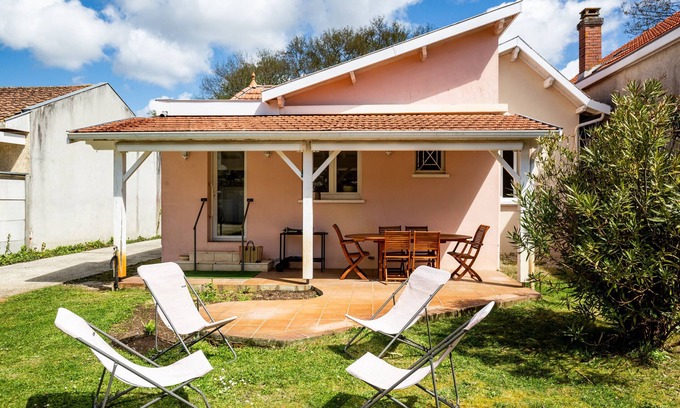 Andernos-les-Bains House | 250 m from the beach - House with garden for 4
