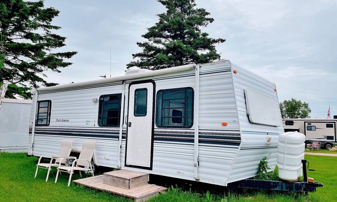 Cape Egmont House | 27’ cozy trailer in a serene campground with breathtaking south shore of PEI