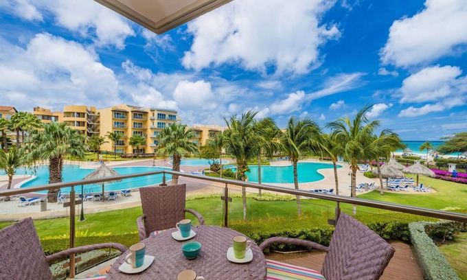 Oranjestad-West Condo | 2BR 3BA Condo on Eagle Beach w/Amazing Amenities