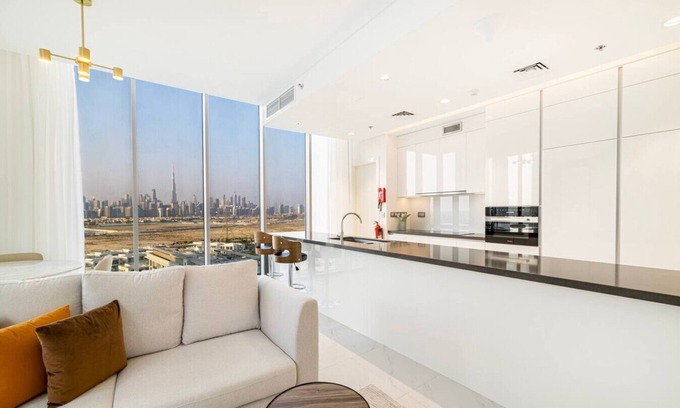 Nad Al Sheba Apartment | 2BR in with Burj Khalifa View