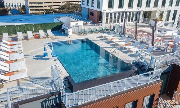 Civic District Condo | 2BR Presidential | Downtown Austin | Rooftop Pool