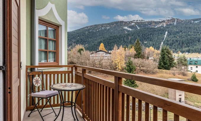 Andalo Apartment | 2R-Apt Bucaneve at the 2nd floor w/v iew; ski room, parking, wi-fi