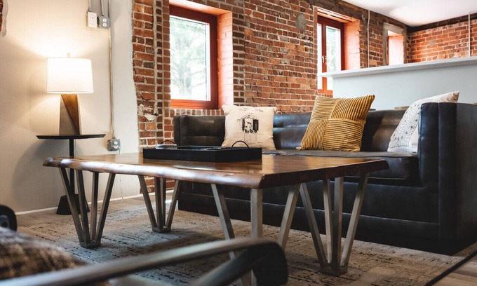 Jonesville Apartment | 3 BD Main St, Kitchen, Pet-Friendly, Sleeps 8