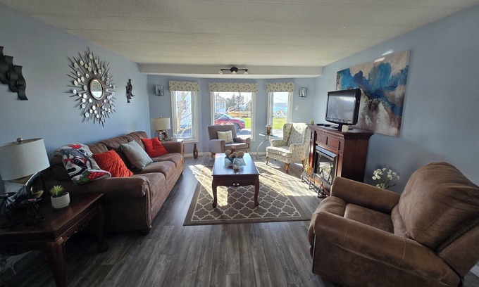 Arnold's Cove House | 3 bed with fenced yard, fire pit, swings, 30 min from Clarenville