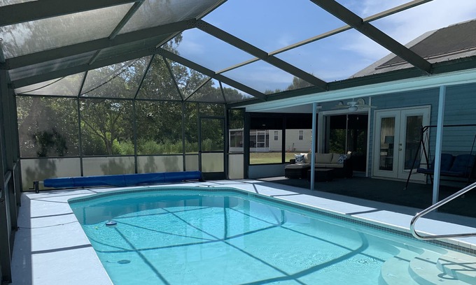 Woodward House | 3 Bedroom 3 Bath Home with Solar-Heated Pool on quiet cul de sac
