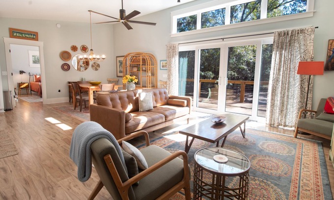 Edisto Island House | 3 bedroom elevated chic home tucked among the trees~ The Paper House
