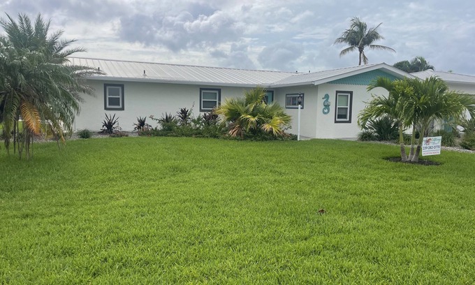 Saint James City House | 3 Master Suites-EVERYTHING is new pool home on the water