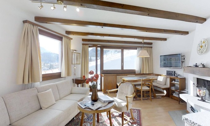 Celerina-Schlarigna Apartment | 3-room apartment on the ground floor, approx.