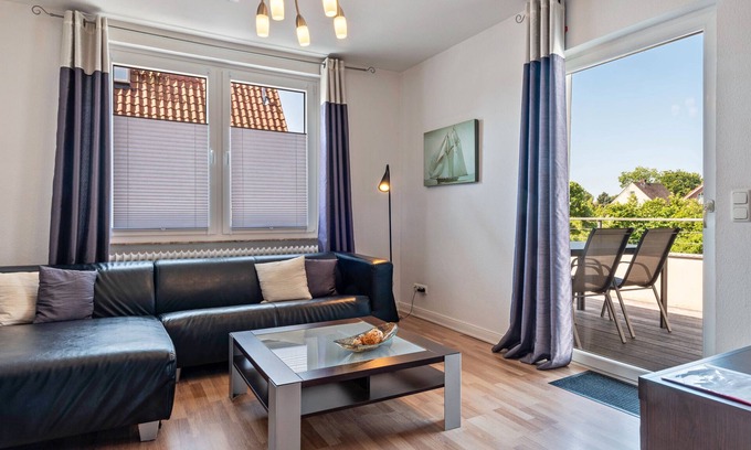 Doese Apartment | '3-room' holiday apartment with balcony and Wi-Fi