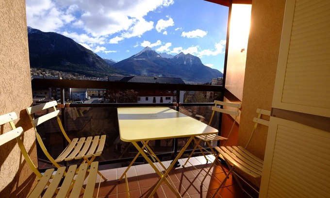 Briancon Apartment | 3-star apartment for 4 people, southern exposure, 5th floor with garage