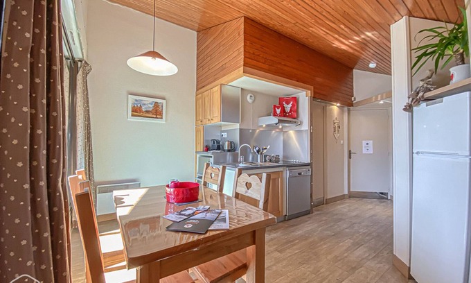 Aussois Apartment | 3* Studio in Aussois with terrace, wifi, pets allowed