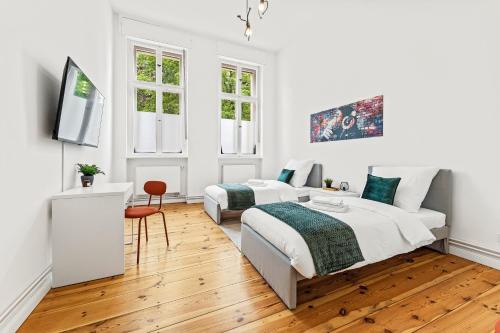 Cottbus Apartment | 3 Zimmer Apartment ,6 Betten, Wohnküche nahe Hauptbahnhof&Parkplatz