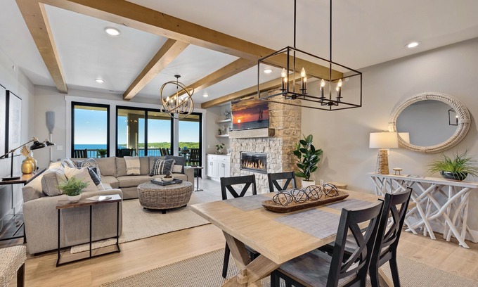 Sister Bay Condo | 302 with a View! Luxury 2 bed 2 bath condo with amazing views of Sister Bay