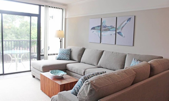 North Litchfield Beach Condo | 307 Litchfield Retreat, Renovated Condo, Partial Ocean Views, Pool