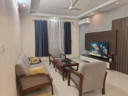 Agara Apartment | 3BHK- View of Pool, Lake, Sunset With Maid on 6th floor only for Families