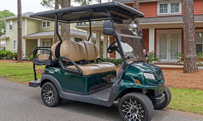 Laurel Grove House | 3BR Beach Cottage w/GOLF CART + Beach Tram! Pets Welcome. Near Pool, Hot Tub